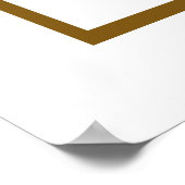 トロピエレガントカル金ゴールドパーム結婚ツリー歓迎 ポスター (角)