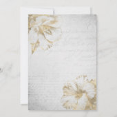 トロピエレガントカル50th誕生日パーティー 招待状 (裏面)