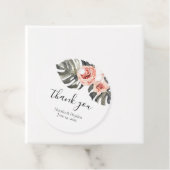 トロピエレガントスフローラ結婚式の引き出物ラベル フェイバータグ (インサイチュ)