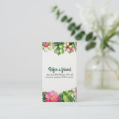 トロピエレガントック緑の葉フローラが友人を参照 紹介カード (スタンド正面)