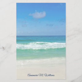 トロピカかわいらしルシーサイド写真カスタム 便箋