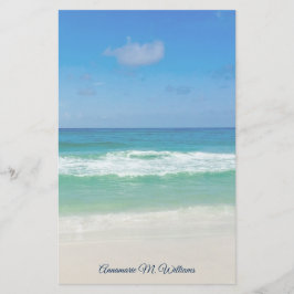 トロピカかわいらしルシーサイド写真カスタム 便箋