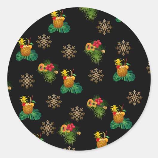 トロピカステッカー ラウンドシール (正面)