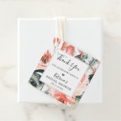 トロピカモダンス珊瑚フローラフレームありがとう フェイバータグ (インサイチュ)