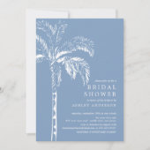 トロピカモダンルパームツリーブライダルシャワー 招待状 (正面)
