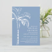 トロピカモダンルパームツリーブライダルシャワー 招待状 (スタンド正面)