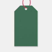 トロピカラフルカルフローラ結婚の感謝 ギフトタグ (裏面)