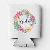 トロピカラフルカルリースブライドタイポグラフィ 缶クーラー (裏面)