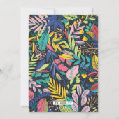 🌴トロピカラフルカル保存日💍 セーブザデート (裏面)