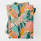 トロピカラフルカル:ビーチパームラッピング紙 ラッピングペーパーシート (インサイチュ)