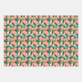 トロピカラフルカル：ファンパーム ラッピングペーパーシート (正面2)