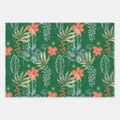 トロピカラフルッ葉ク ラッピングペーパーシート (正面3)