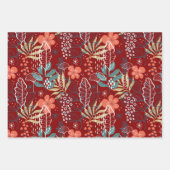 トロピカラフルッ葉ク ラッピングペーパーシート (正面)