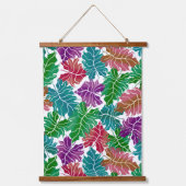 トロピカラフルッ葉ク 吊り下げ型タペストリー (正面)