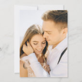 トロピカラフルモダンカルフローラ結婚の写真 セーブザデート (裏面)