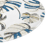 トロピカラフル葉カルモダン。 カッティングボード (角)