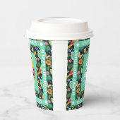 トロピカルおもしろいの誕生日カラフル: 紙コップ (左)