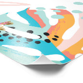 トロピカルお洒落誕生日ウェルカムサイン フォトプリント            (角)