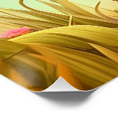 トロピカルかわいいベビーキリン漫画 ポスター (コーナー)