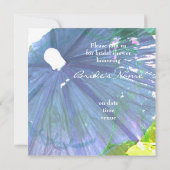 トロピカルでファンキーなカクテルグラスの結婚式前祝賀会の招待状 招待状 (裏面)