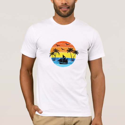 トロピカルなやすらぎ  Tシャツ (正面)