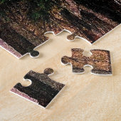 トロピカルな列車の駅 ジグソーパズル (側面)