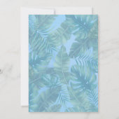 トロピカルな味わいの幻想的なファンタジー世界 招待状 (裏面)