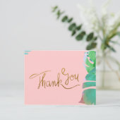 トロピカルな感謝のポストカード ポストカード (スタンド正面)