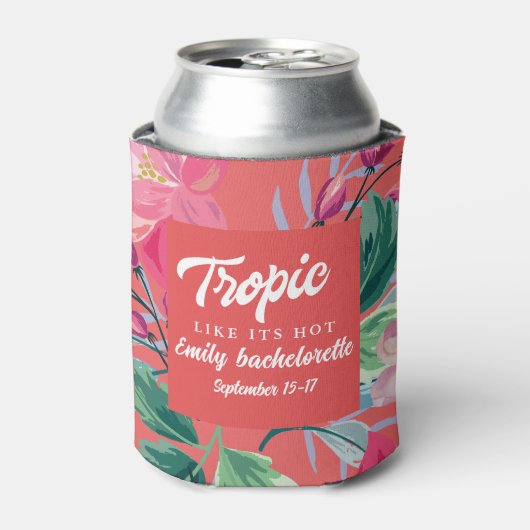 トロピカルな暑さが恋しくなるような独身最後の週末パーティー 缶クーラー (缶正面)