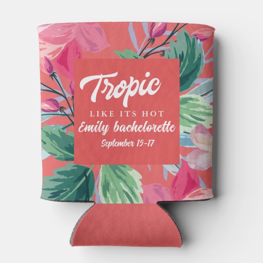 トロピカルな暑さが恋しくなるような独身最後の週末パーティー 缶クーラー (裏面)