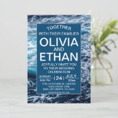 トロピカルな海の生き物 ウェディング招待状 招待状 (スタンド正面)