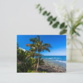 トロピカルな海岸線 ポストカード (スタンド正面)