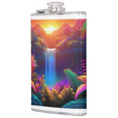 トロピカルな滝 フラスク (左)