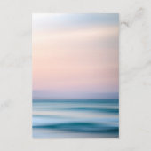 トロピカルな砂浜と貝殻の安全対策 エンクロージャーカード (裏面)