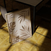 トロピカルな紅葉 – Japandi Poster-ミニマル Wall Art ポスター