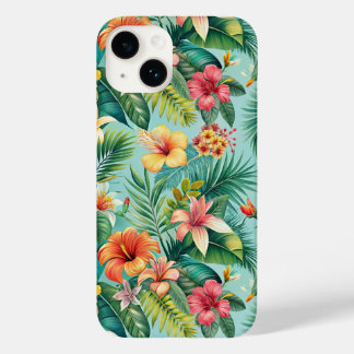 トロピカルな花の携帯電話 Case-Mate iPhone 14ケース