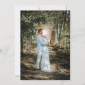 トロピカルな鳥たち エレガントで遊び心あふれるモダンウェディング 招待状 (裏面)