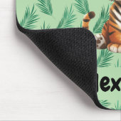 トロピカルの可愛い漫画離れの虎 マウスパッド (コーナー)