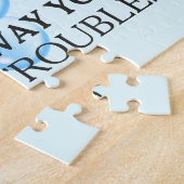 トロピカルやる気を起こさせるランドリールームサイン ジグソーパズル (側面)