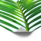 トロピカルやる気を起こさせるランドリールームサイン ポスター (角)