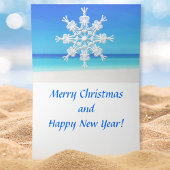 トロピカルをテーマにした「フォトクリスマスカードの追加」 シーズンカード