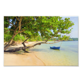 トロピカルアイランドでの休暇 フォトプリント           