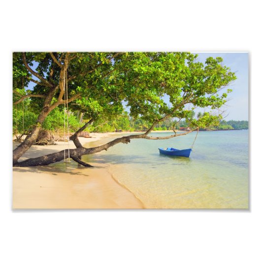 トロピカルアイランドでの休暇 フォトプリント            (正面)