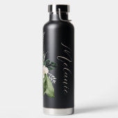 トロピカルアイランドグリーンリーフローラ ウォーターボトル (左面)