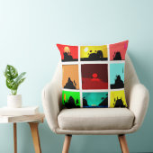 トロピカルアイランドコラージュ クッション (椅子)