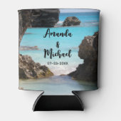 トロピカルアイランドコースト&シーの写真結婚 缶クーラー (正面)