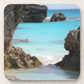 トロピカルアイランドコースト&シー写真 コースター (正面)