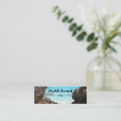 トロピカルアイランドコースト&シー写真 スキニー名刺 (スタンド正面)