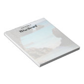 トロピカルアイランドコースト&シー写真 ノートパッド (アングル)