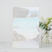 トロピカルアイランドコースト&シー写真 便箋 (スタンド正面)